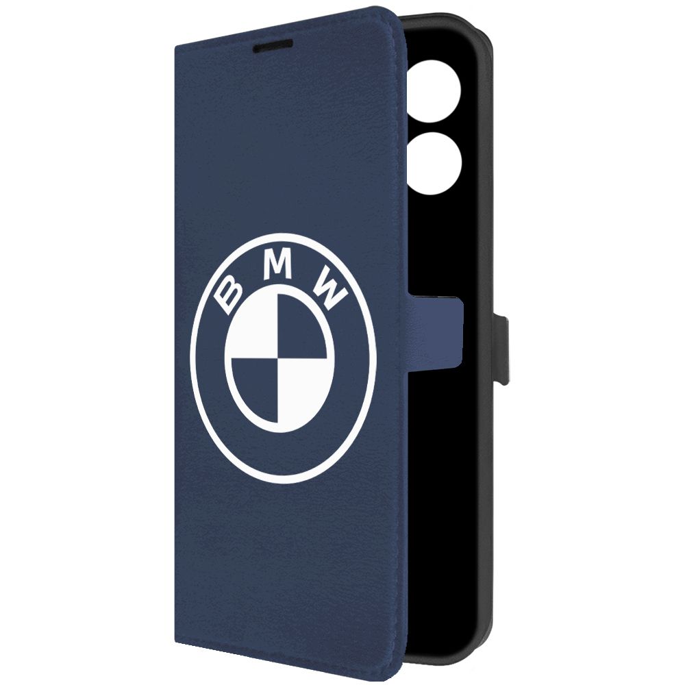 

Чехол-книжка Krutoff Eco Book для Oppo A18 BMW синий