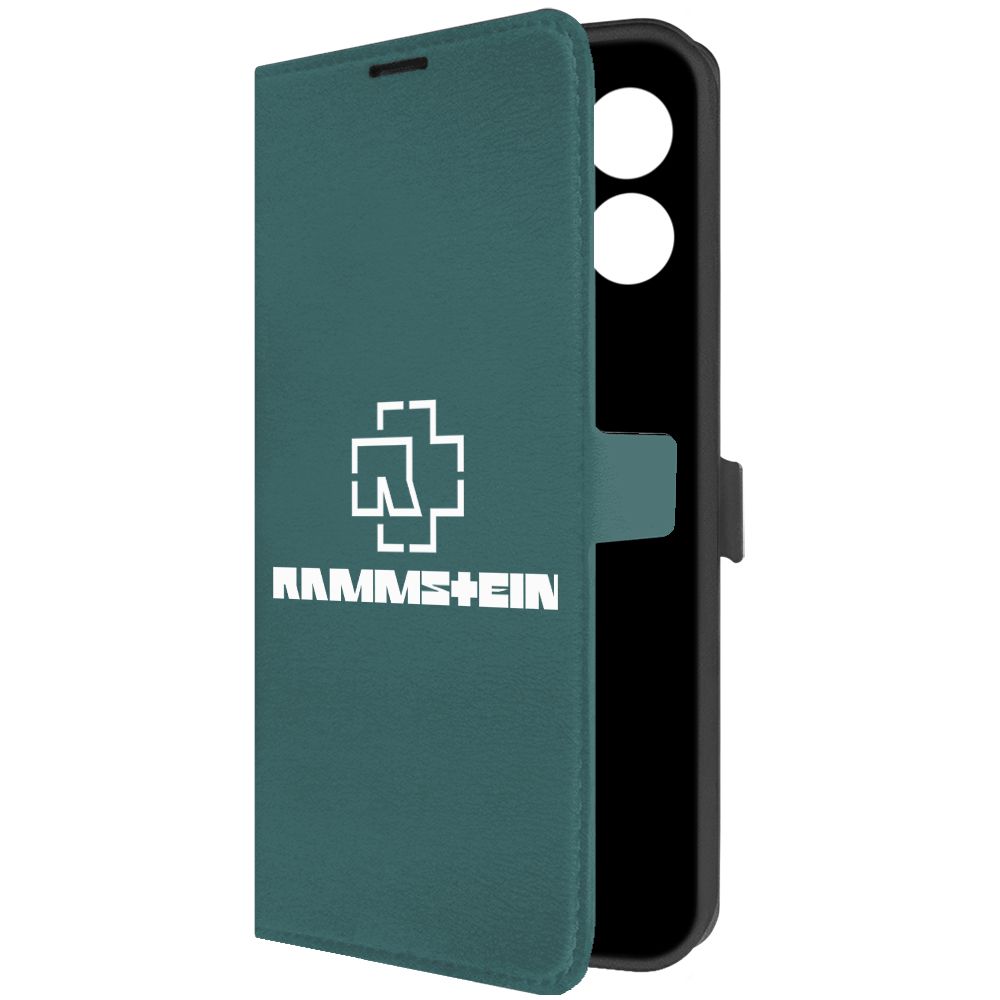 

Чехол-книжка Krutoff Eco Book для Oppo A18 Rammstein зелёный опал, Зеленый