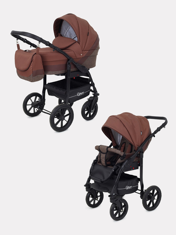 

Коляска универсальная 2 в 1 Rant PATIO 01 Brown, Patio 2в1