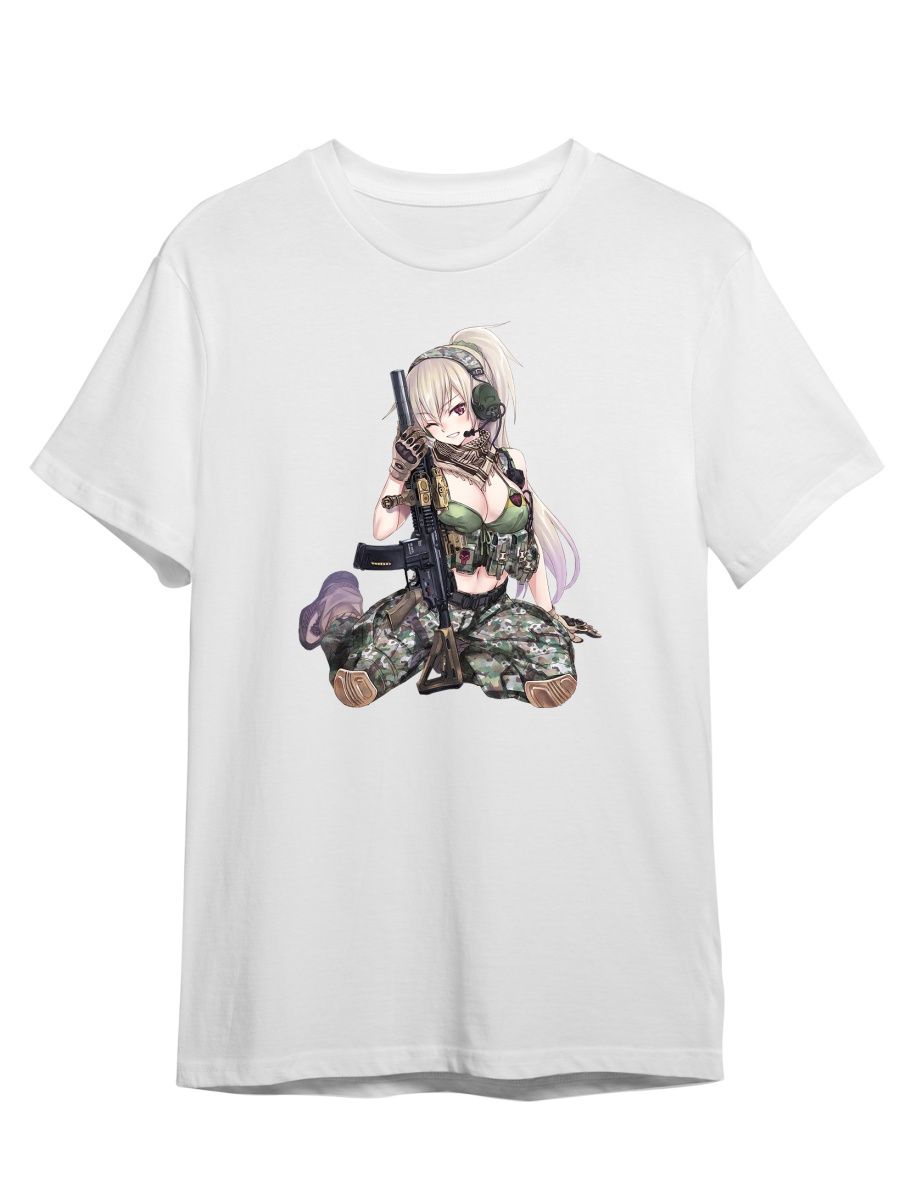 

Футболка унисекс СувенирShop Аниме тян/Тарков/Tarkov 14 белая S, Белый, "Аниме тян/Тарков/Tarkov" 14