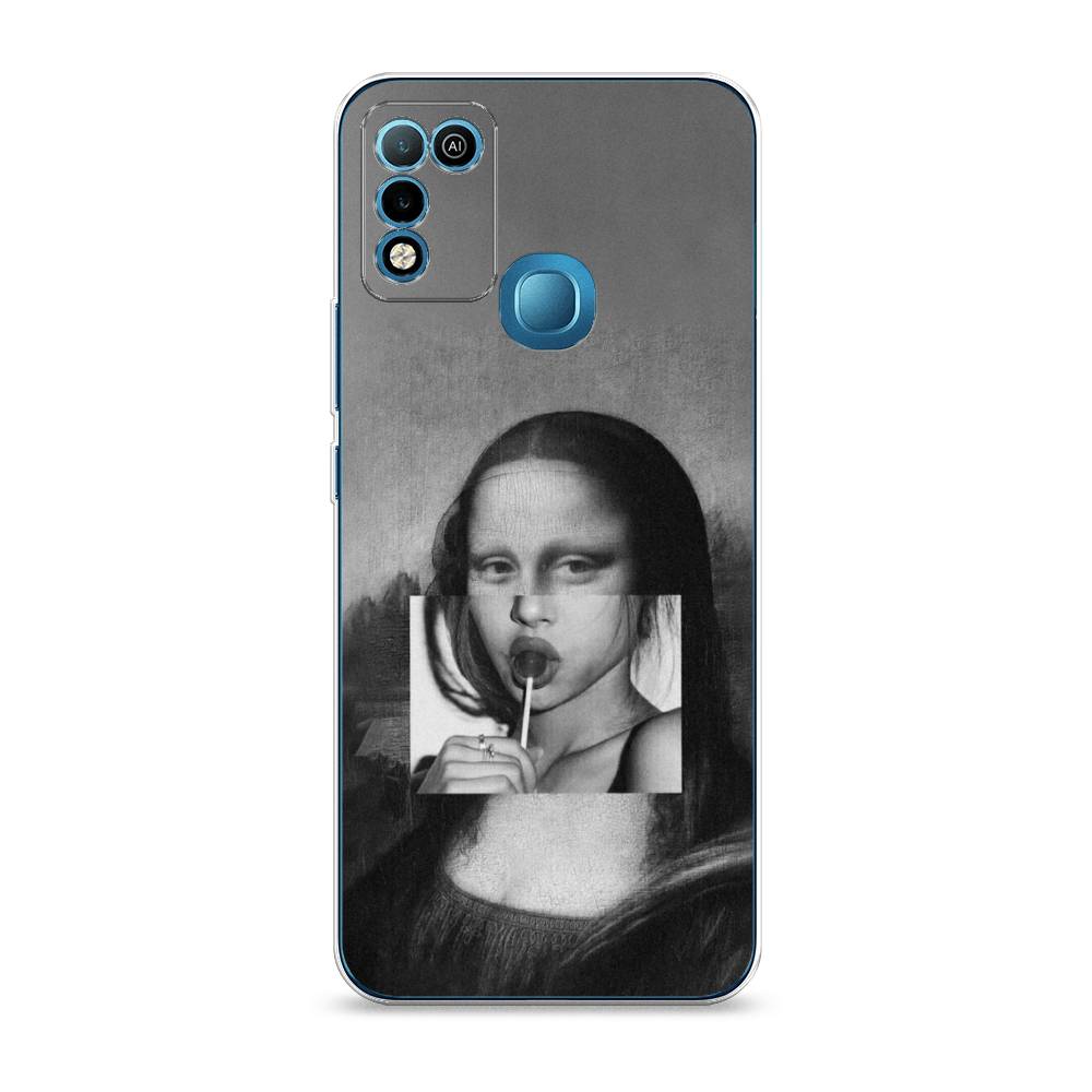 фото Чехол awog "mona lisa sucking lollipop" для infinix hot 10 play