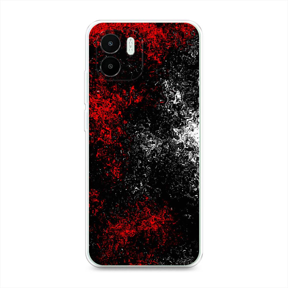 

Чехол на Xiaomi Redmi A1 "Монотипия", Красный;черный;белый, 316350-3