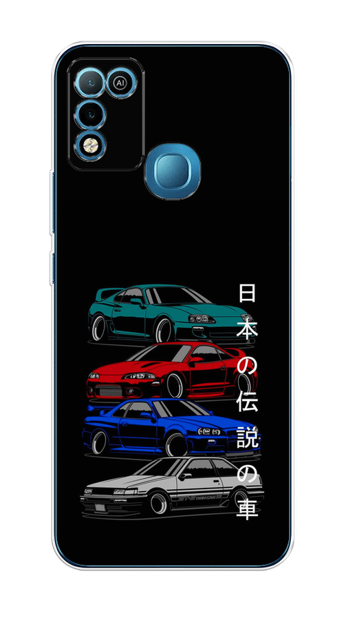 

Чехол Awog на Infinix HOT 10 Play "JDM Legend cars", Разноцветный, 3100650-5