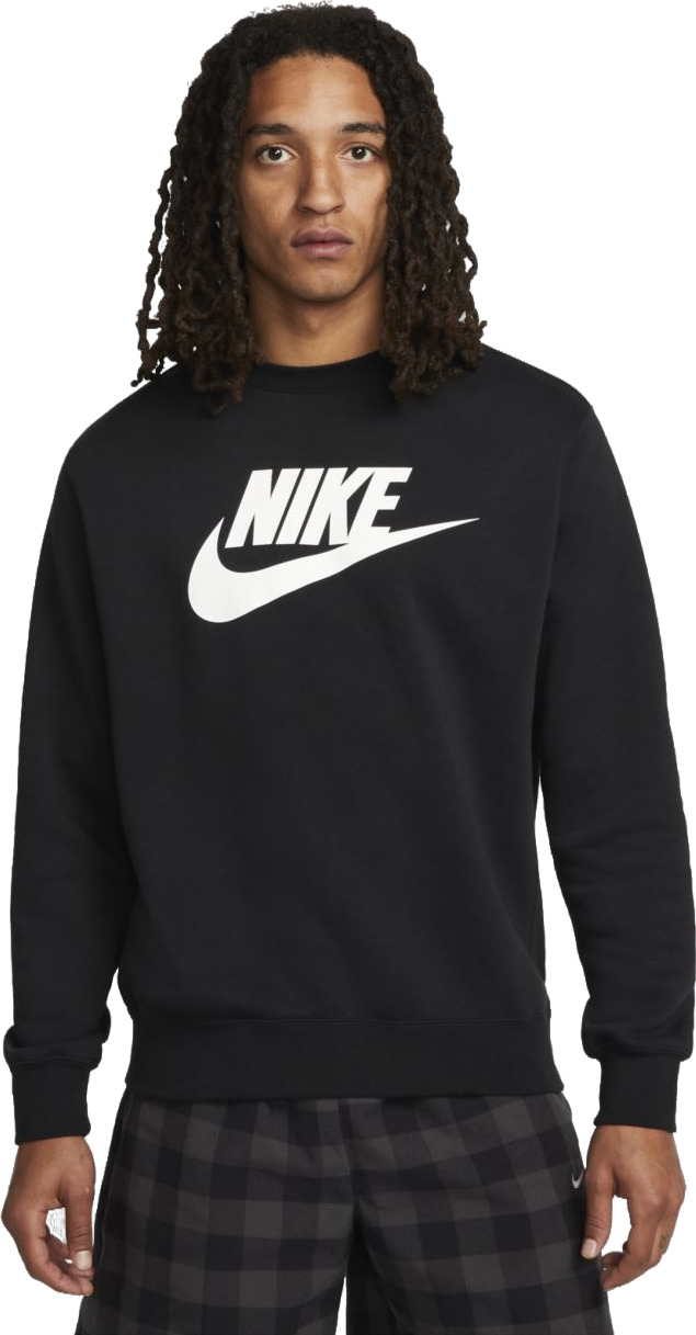 Худи мужское Nike M Sportswear Club Fleece Crew черное S