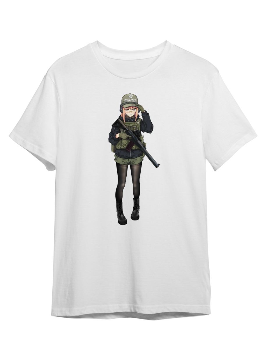 

Футболка унисекс СувенирShop Аниме тян/Тарков/Tarkov 11 белая 5XL, "Аниме тян/Тарков/Tarkov" 11