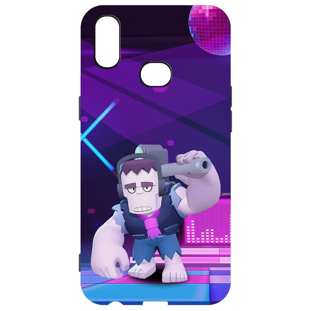 

Чехол-накладка Krutoff Софт Кейс Brawl Stars - Фрэнк для Samsung Galaxy A10s (A107) черный