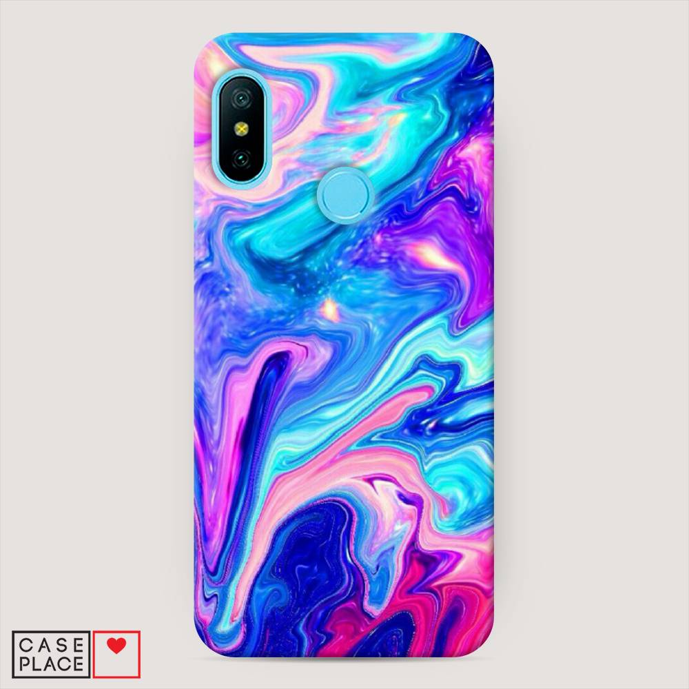 

Пластиковый чехол "Потеки краски" на Xiaomi Redmi 6 Plus, 33920-7