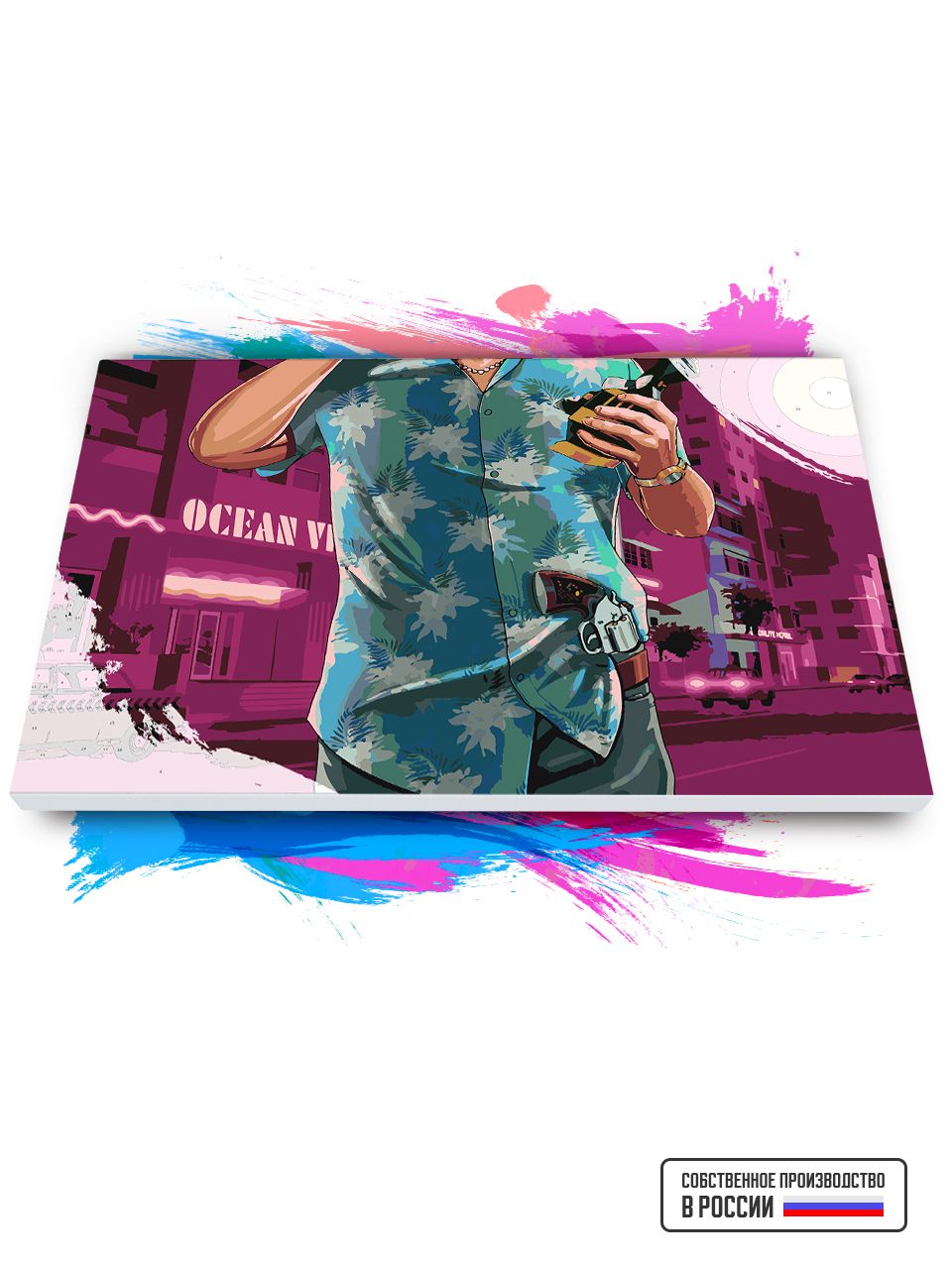 

Картина по номерам Красиво Красим GTA Vice City Tommy, 80 х 120 см, GTA Vice City Tommy