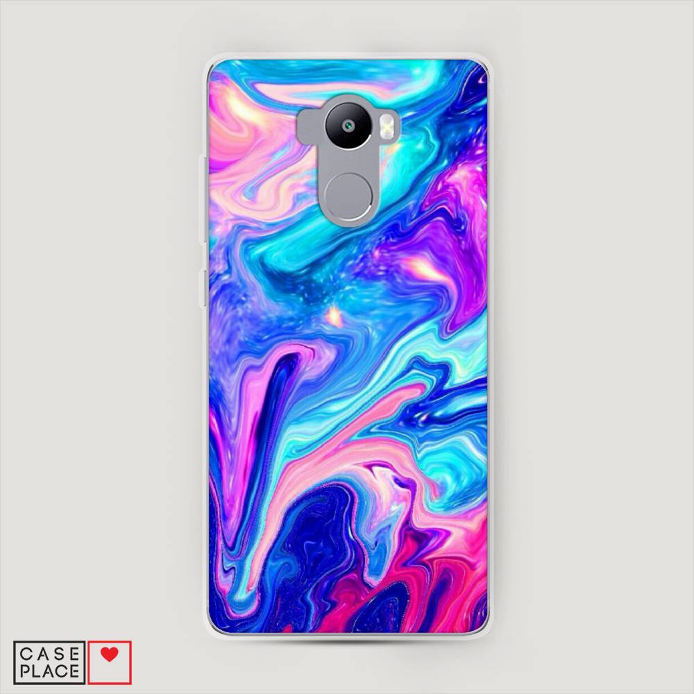 

Пластиковый чехол "Потеки краски" на Xiaomi Redmi 4