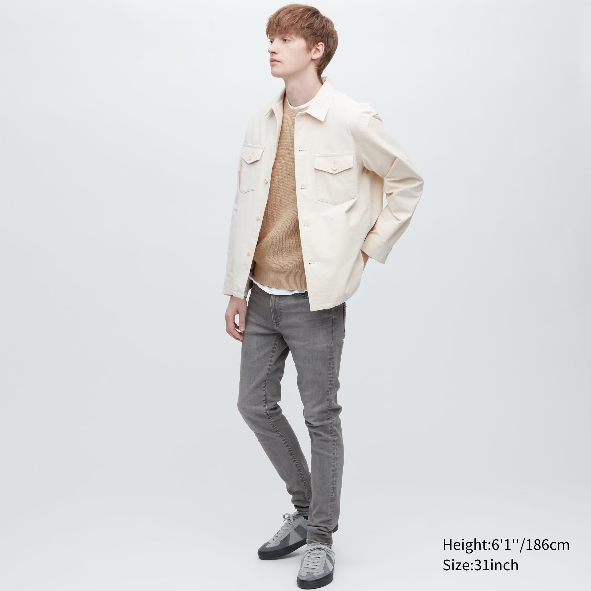 Джинсы мужские UNIQLO 455472COL06 серые 29/34 (доставка из-за рубежа)