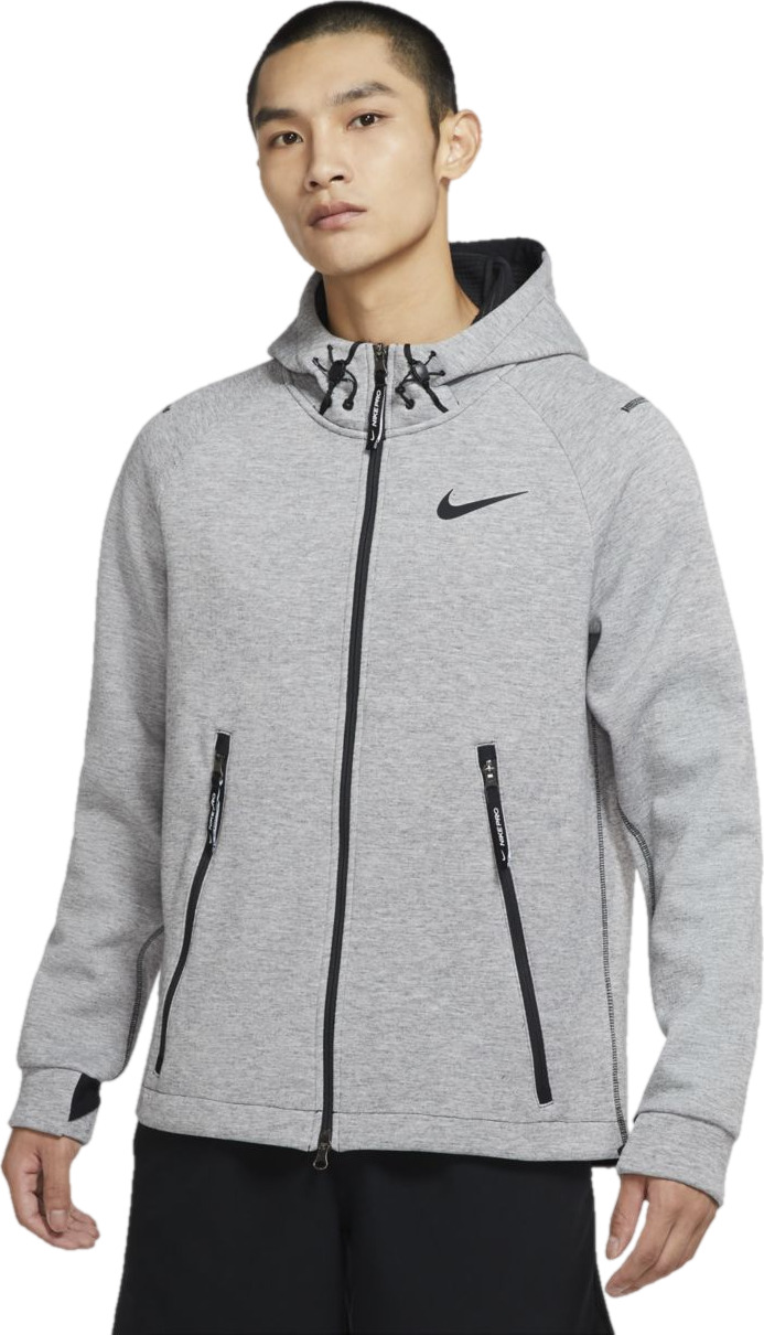Толстовка мужская Nike M Pro Therma-FIT Full-Zip Jacket черная S
