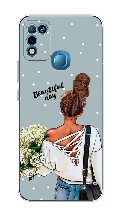 

Чехол Awog на Infinix HOT 10 Play "Beautiful day", Разноцветный, 3100650-6