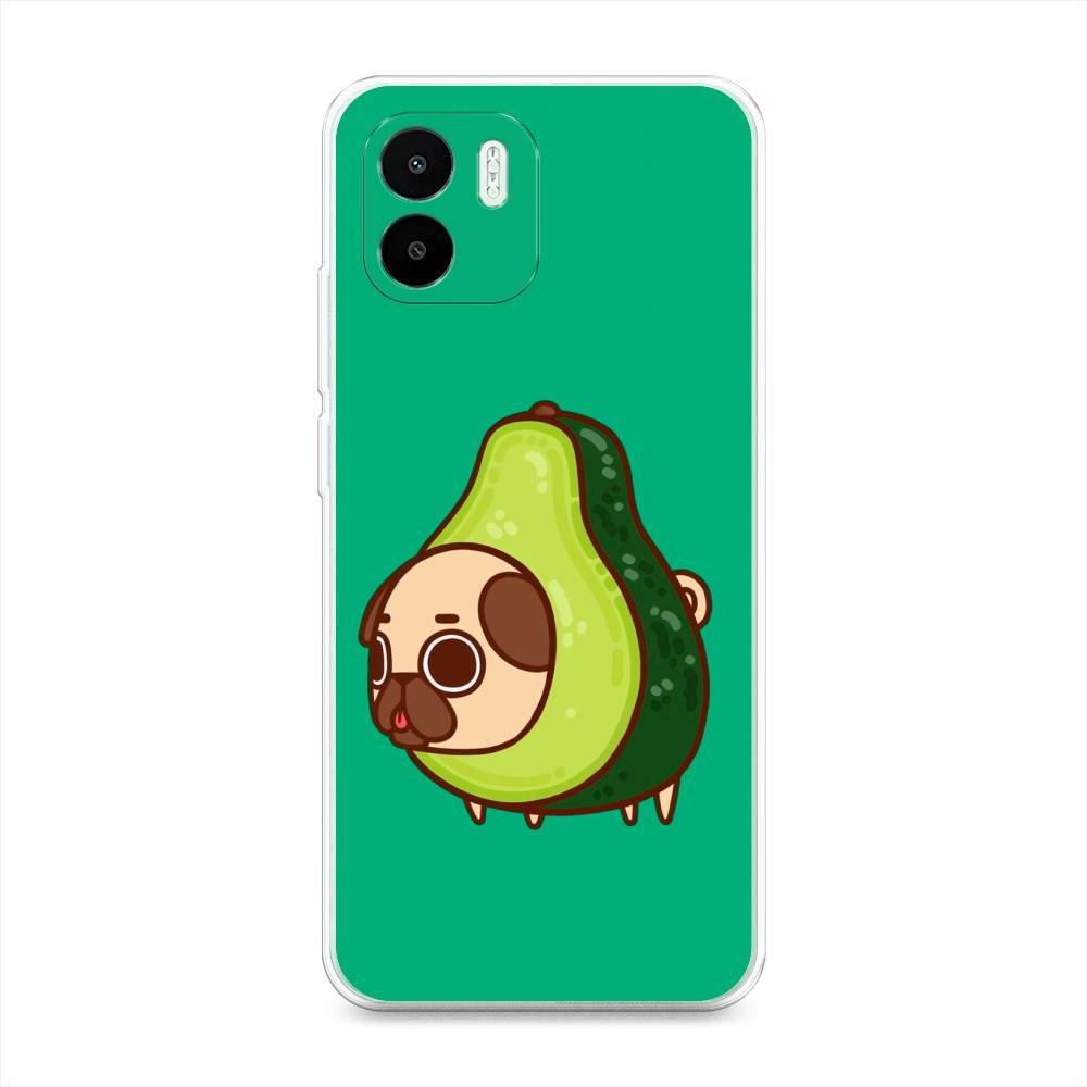 

Чехол на Xiaomi Redmi A1 "Мопс авокадик", Зеленый, 316350-1