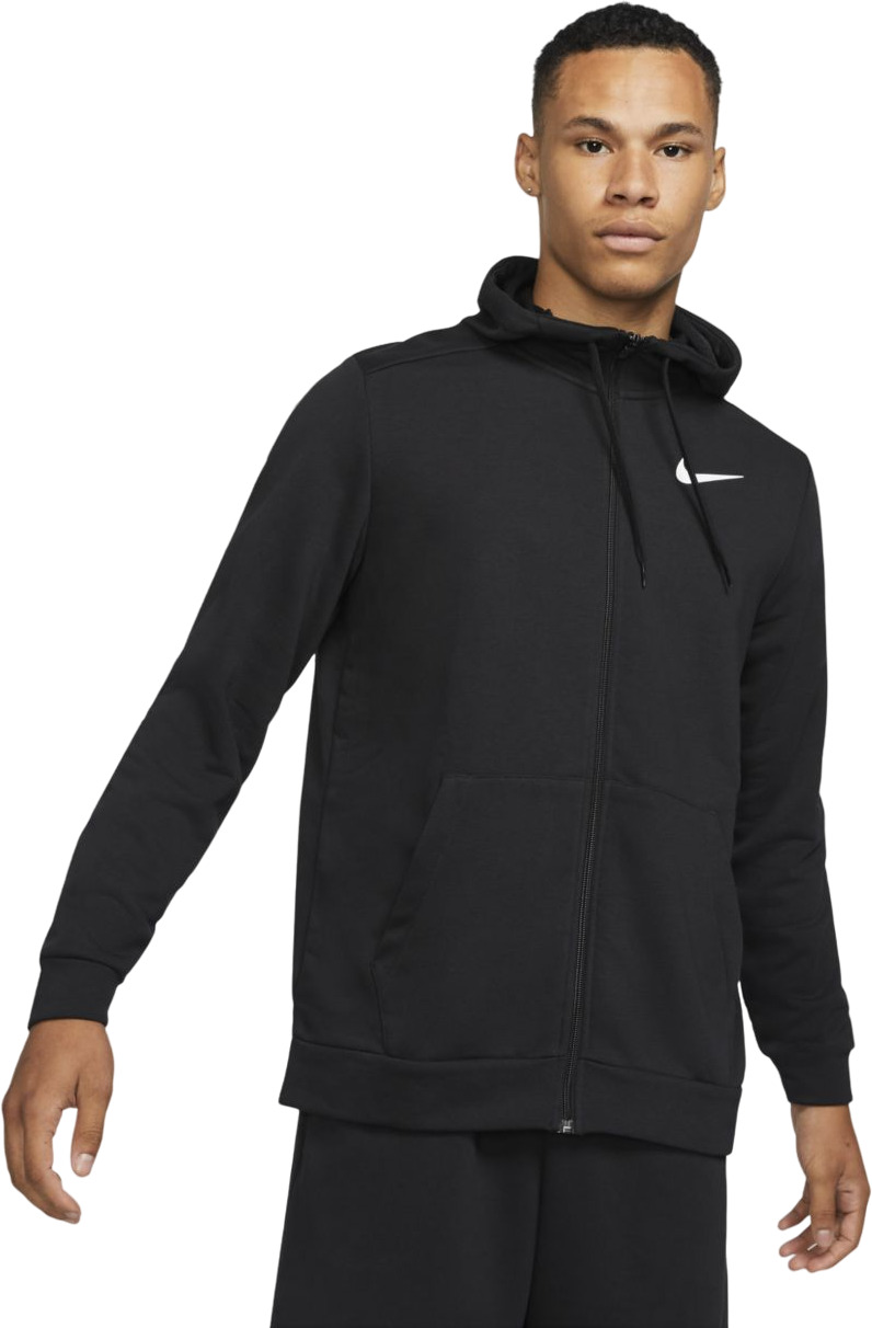 

Толстовка мужская Nike M Dri-Fit Full-Zip Training Hoodie черная XL, Черный, M Dri-Fit Full-Zip Training Hoodie