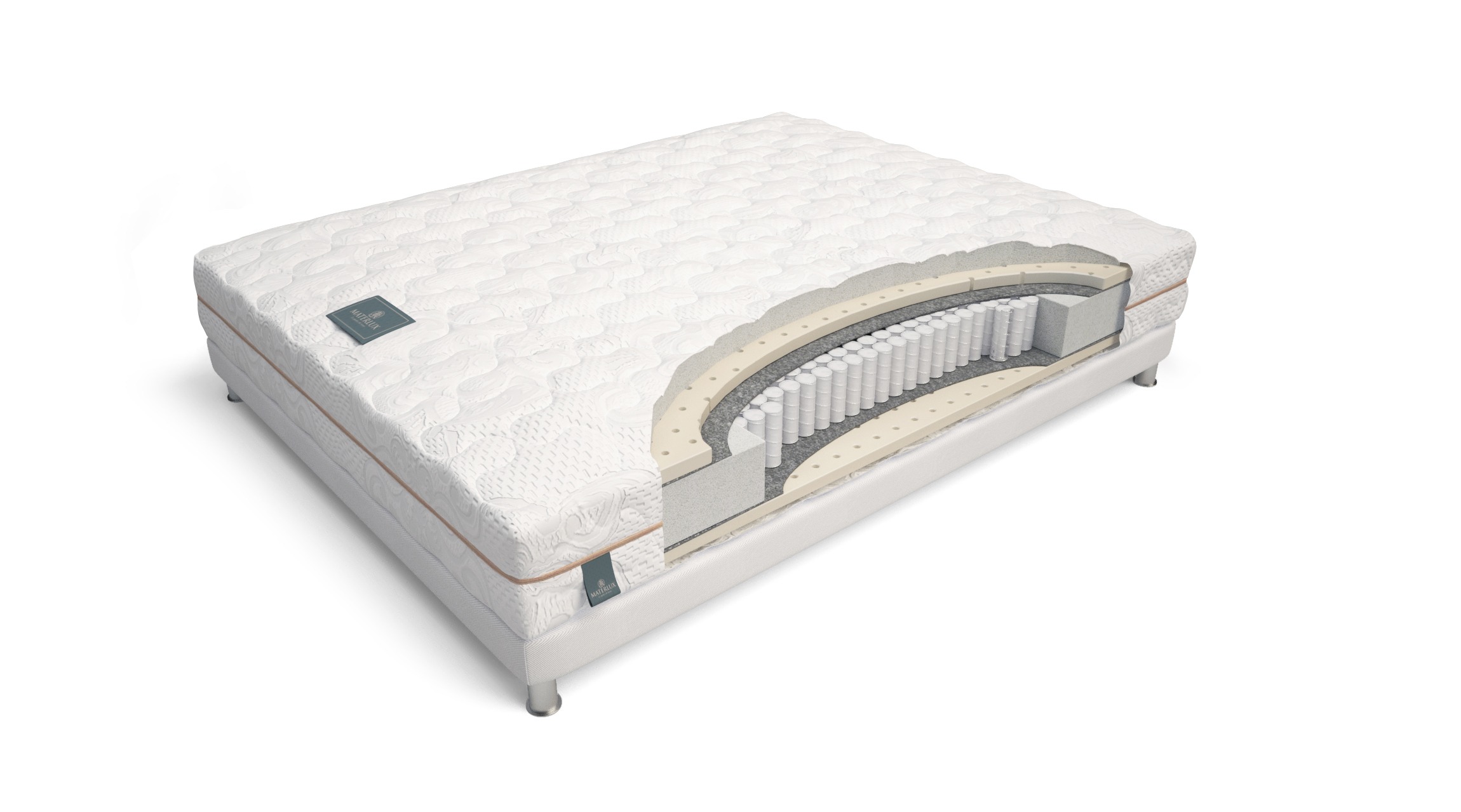 

Матрас Materlux Tivoli 120х190, Белый, Tivoli