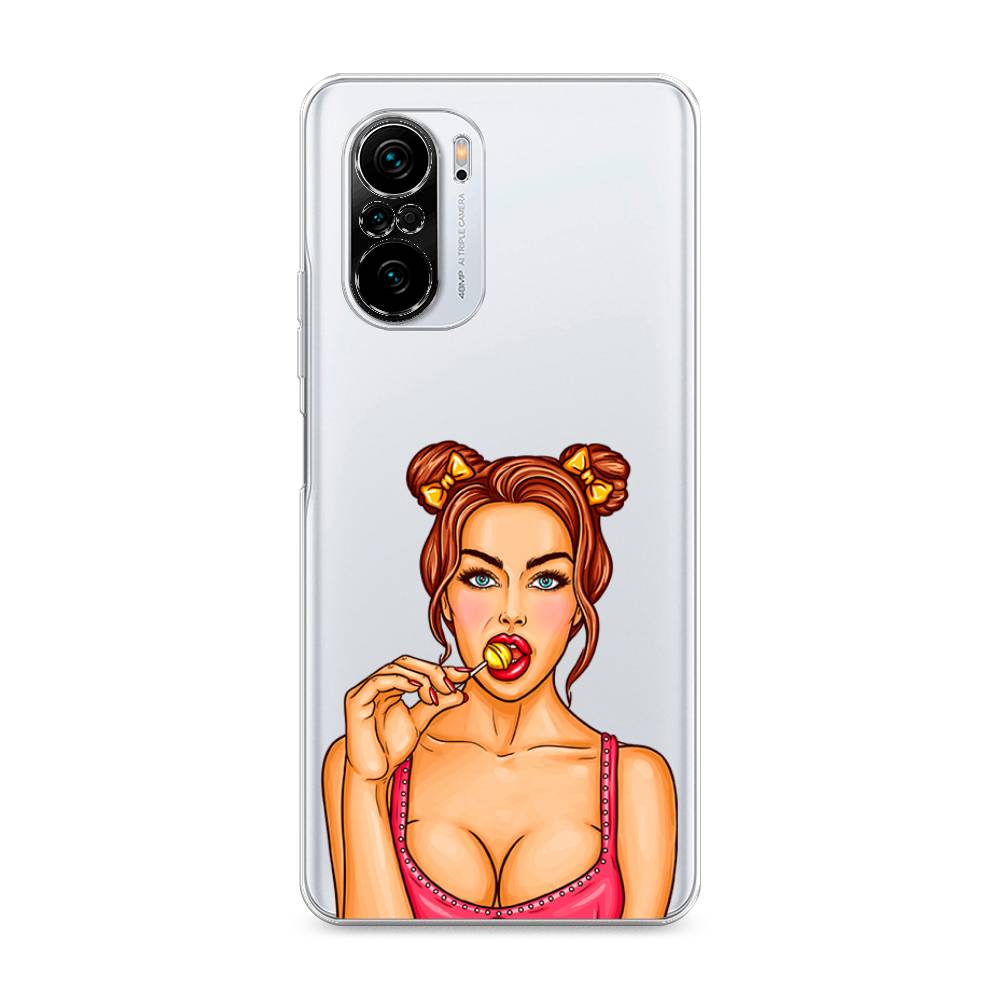 

Чехол Awog на Poco F3/Redmi K40/Mi 11i "Вкусный леденец", Разноцветный