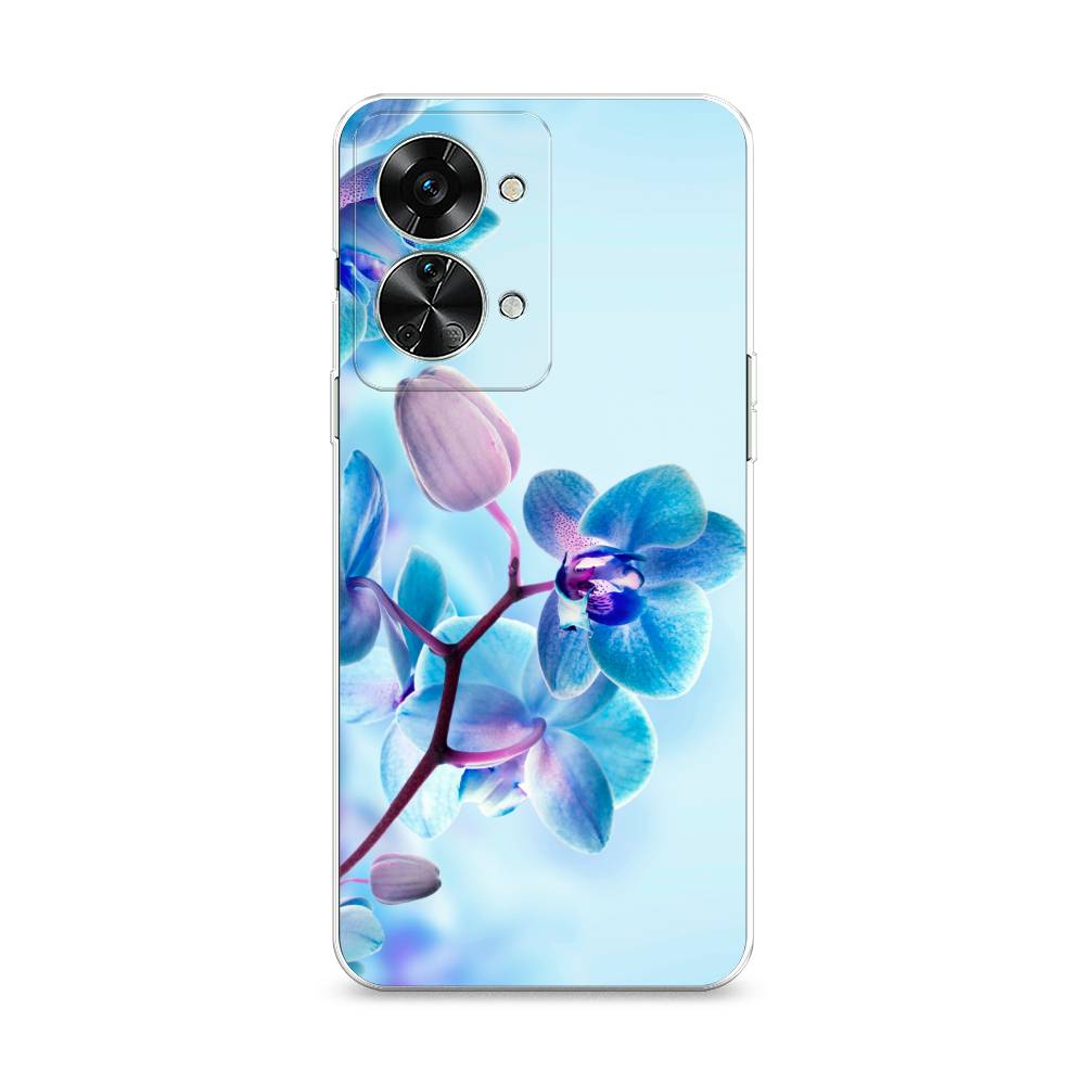 

Чехол Awog на OnePlus Nord 2T / ВанПлас Норд 2T "Голубая орхидея", Разноцветный, 153250-8