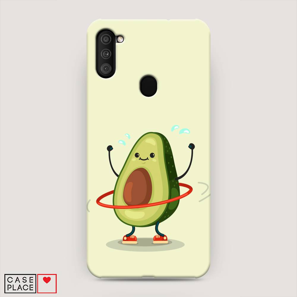 

Пластиковый чехол "Авокадо с обручем" на Samsung Galaxy A11, 2100120-7