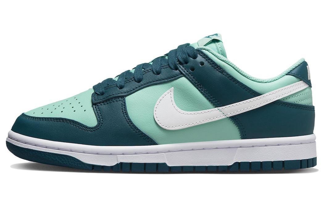 

Кеды унисекс Nike Dunk Low Geode Teal бирюзовые 38 EU, Бирюзовый, Dunk Low Geode Teal