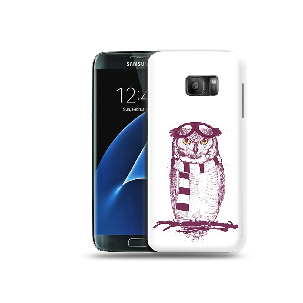 

Чехол MyPads Tocco для Samsung Galaxy S7 сова-летчик, Прозрачный, Tocco