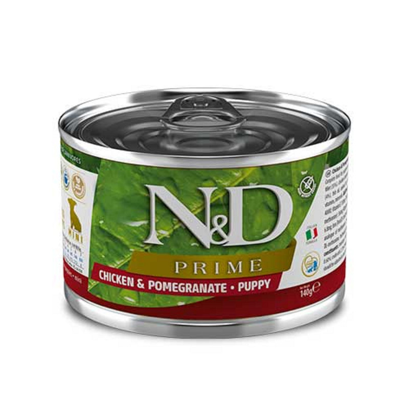 

Консервы для щенков N&D Prime Puppu Mini курица и гранат 3 шт по 140 г, N&D Prime