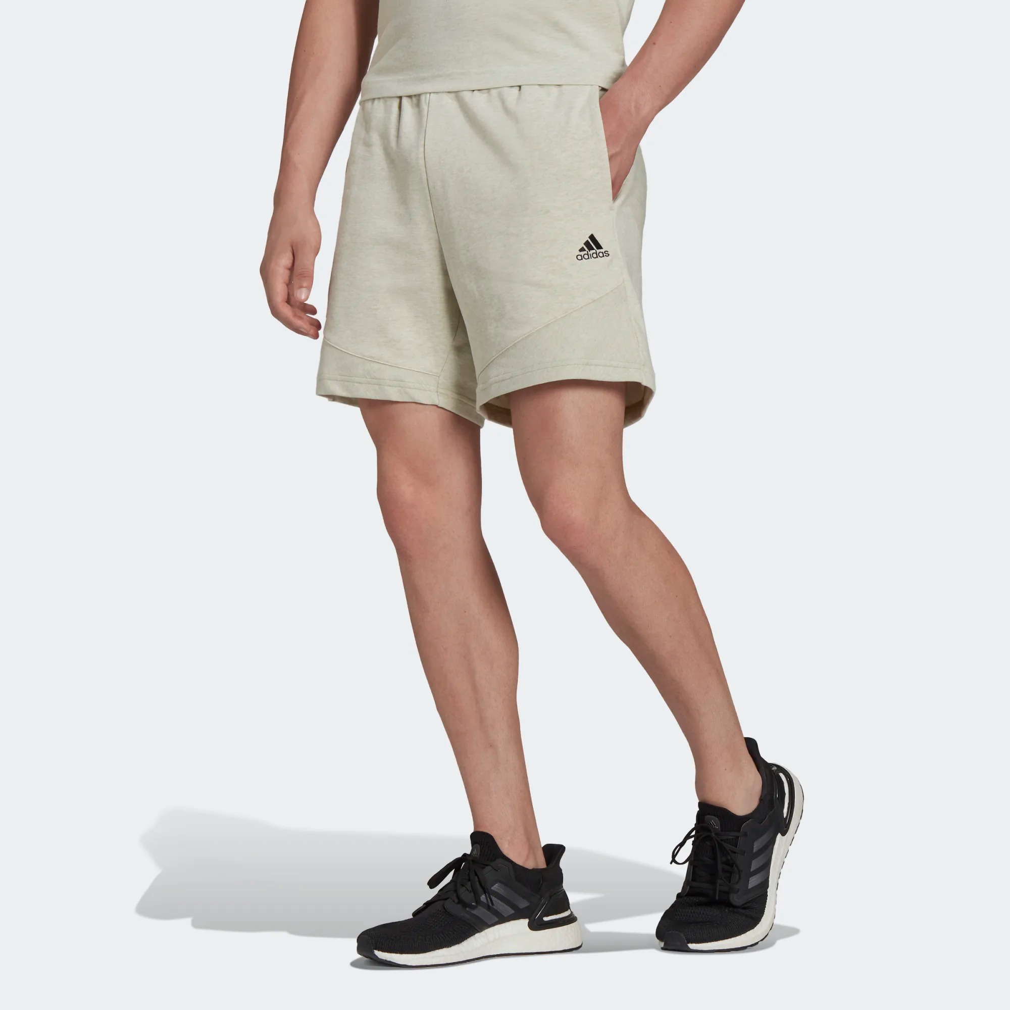 фото Шорты мужские adidas botanically dyed shorts серые xs