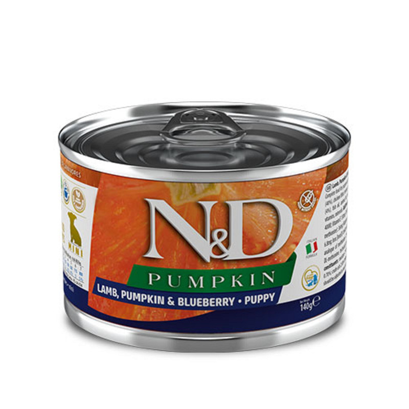 

Консервы для щенков Farmina N&D Pumpkin с ягненком тыквой и черникой 3 шт по 140 г, N&D Pumpkin