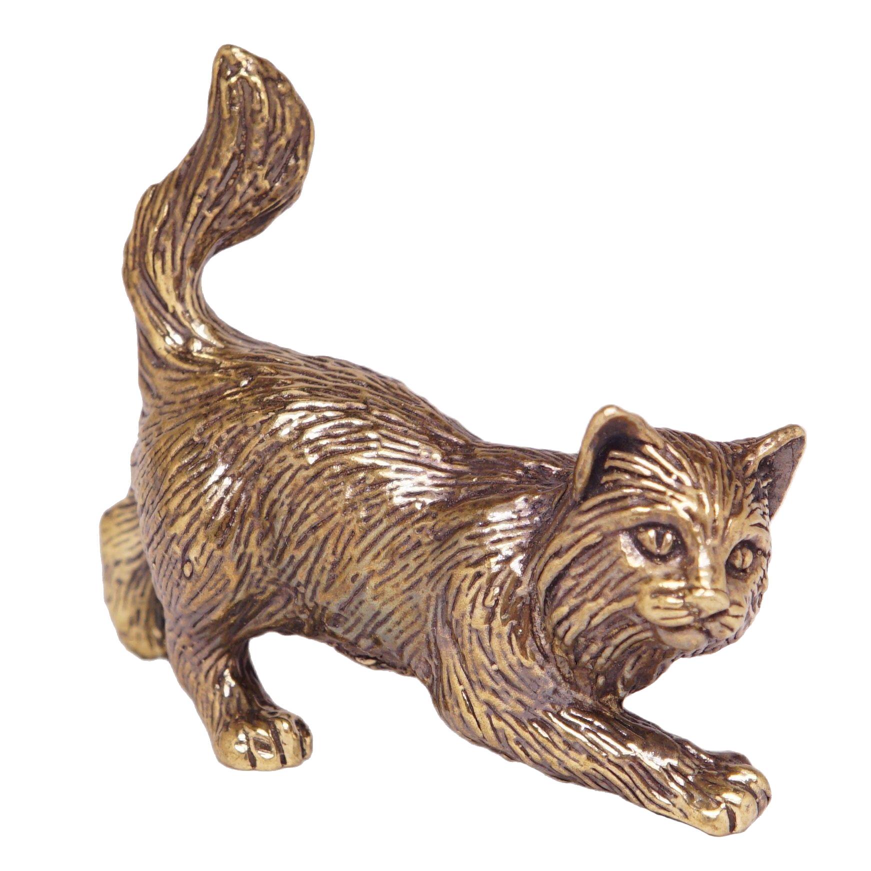 

Фигурка Хорошие Вещи Кошка на охоте бронза, латунь 3902, 3902