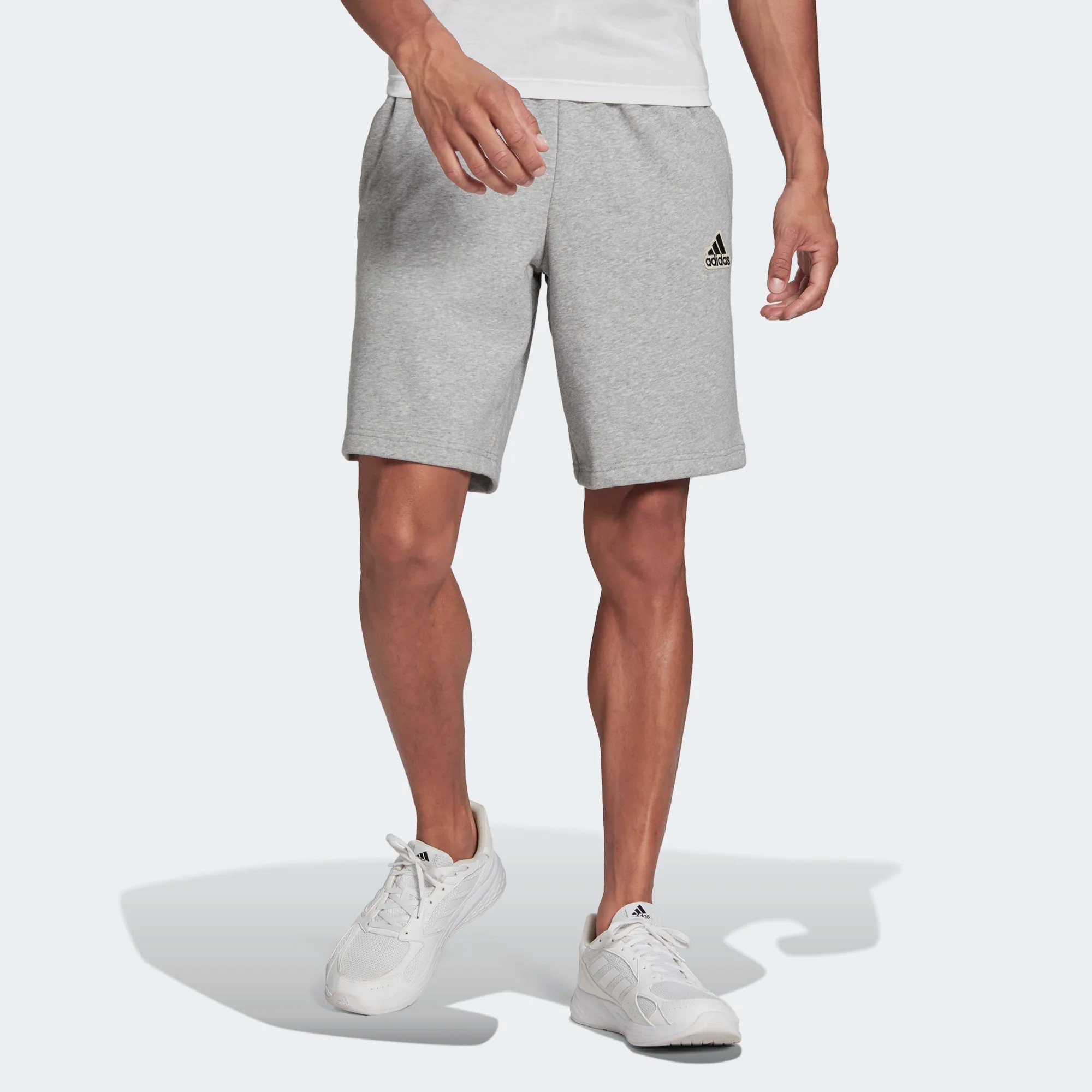фото Шорты мужские adidas essentials feelcomfy shorts серые 2xl