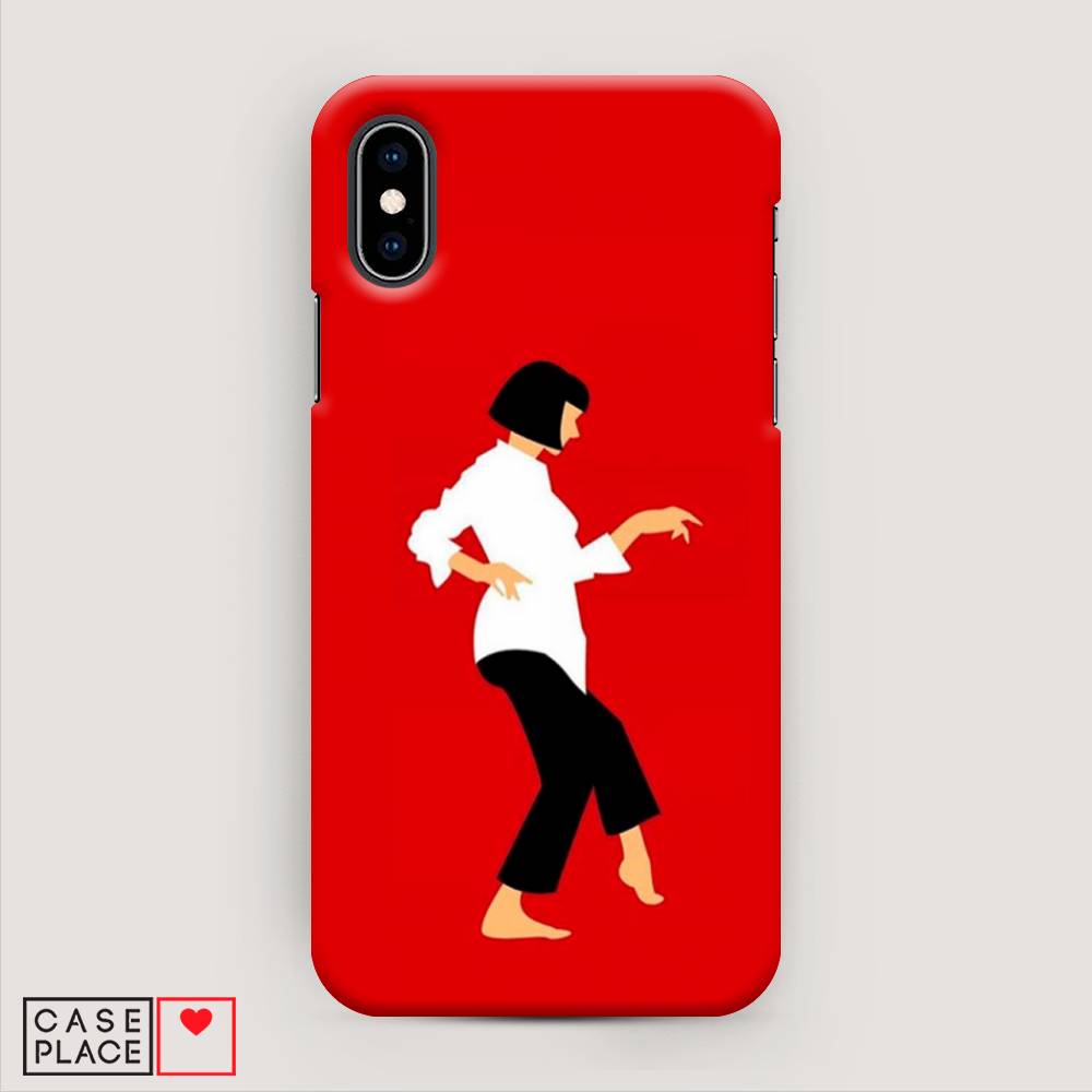 

Пластиковый чехол "Криминальное чтиво 1" на Apple iPhone XS (10S), 11820-5