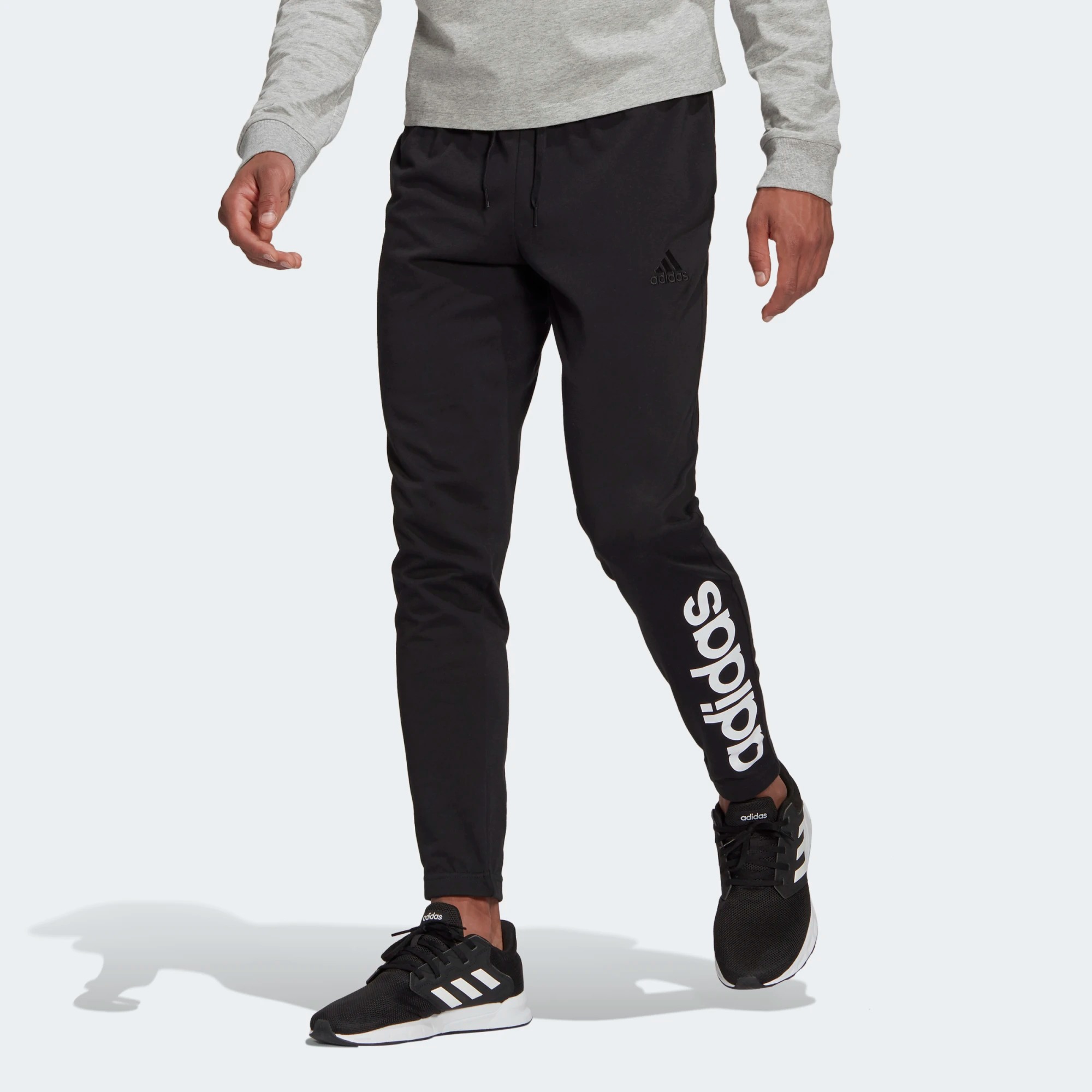 фото Спортивные брюки мужские adidas m lin sj te pant черные 2xl