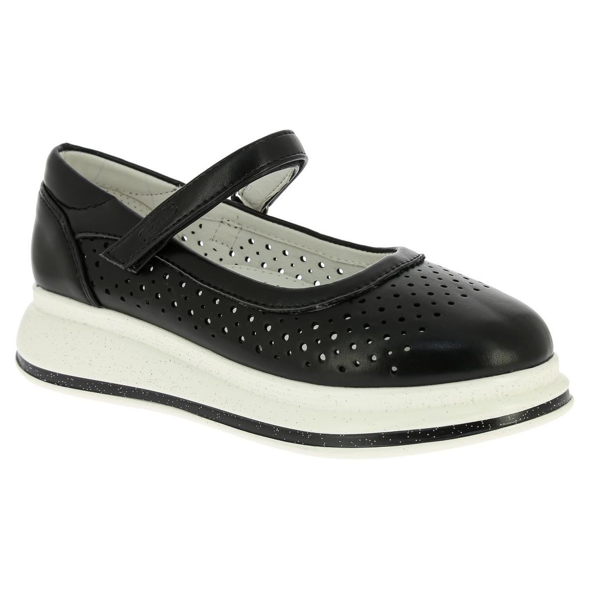 Туфли Kenka для девочек, размер 33, MSJ_2170-12_black джемпер черного цвета с фигурным воротником для девочек