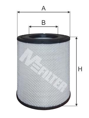 

Фильтр воздушный двигателя MFILTER A560