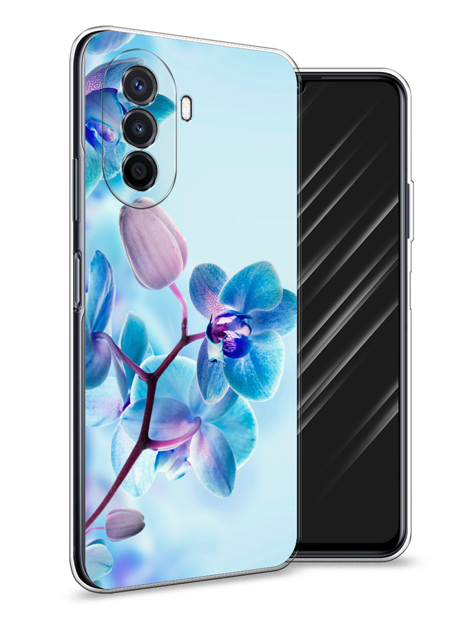 

Чехол Awog на Huawei Nova Y70 "Голубая орхидея", Разноцветный, 6109150-8