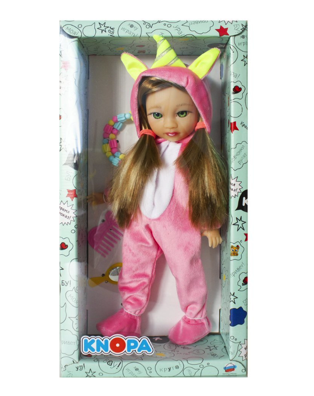 Купить Кукла Knopa Мишель на пижамной вечеринке 85020,