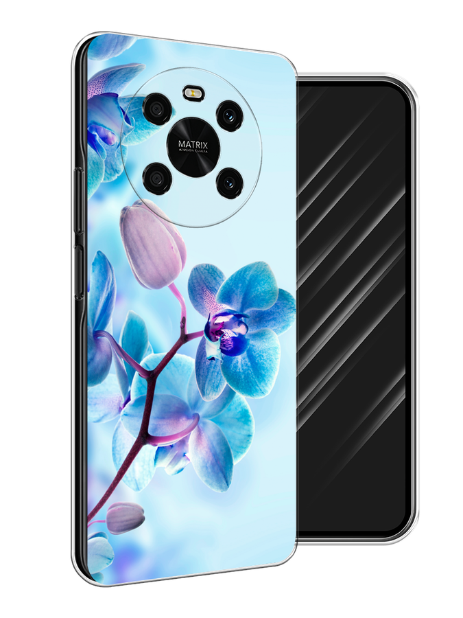 

Чехол Awog на Honor X9 4G/Magic4 Lite 4G "Голубая орхидея", Разноцветный, 6108150-8