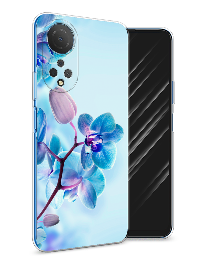 

Чехол Awog на Honor X7 2022 "Голубая орхидея", Разноцветный, 6108850-8