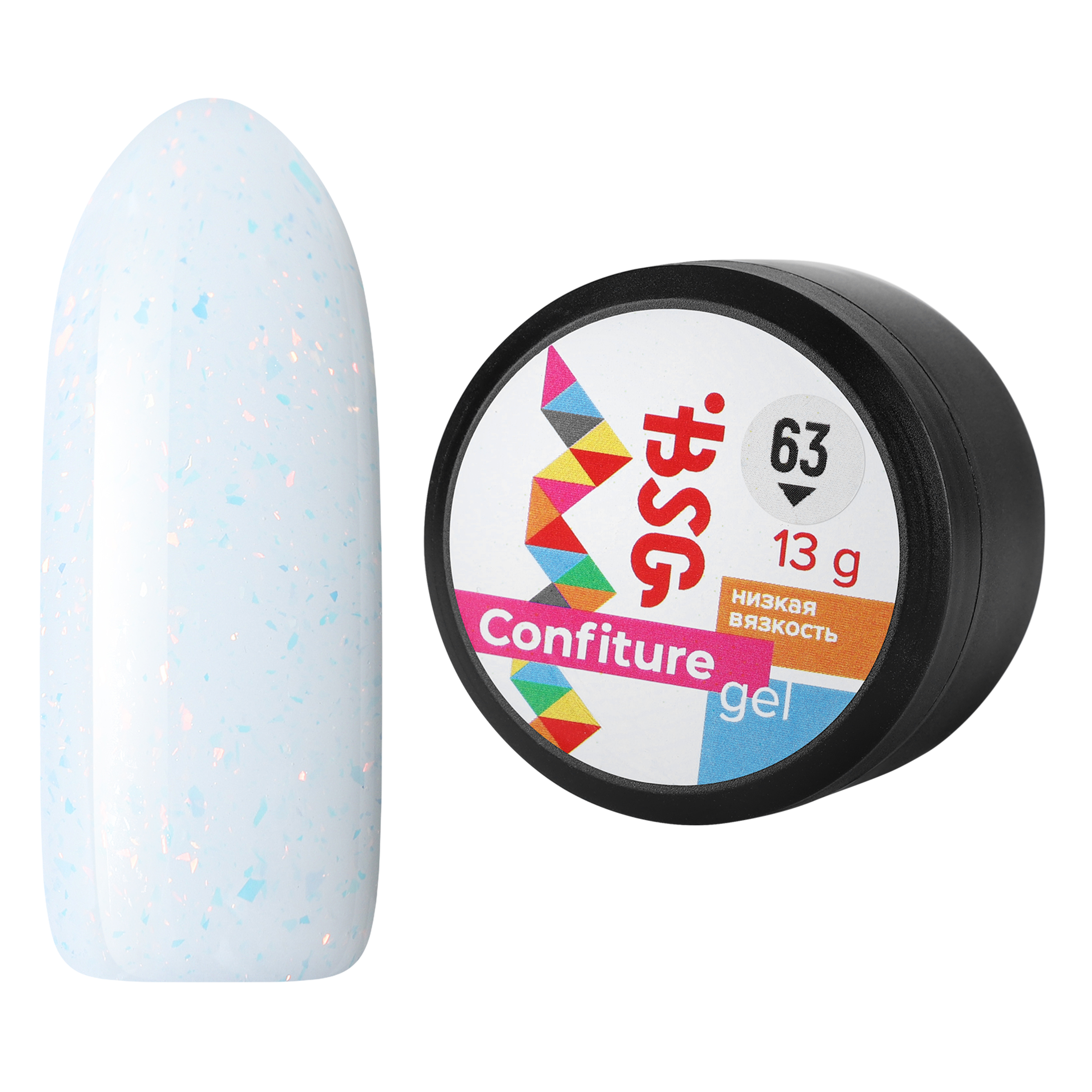 

Гель для наращивания Bio Stretch Gel Confiture №63 13 г