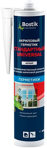 

BOSTIK Universal герметик акриловый стандартный белый (300мл)