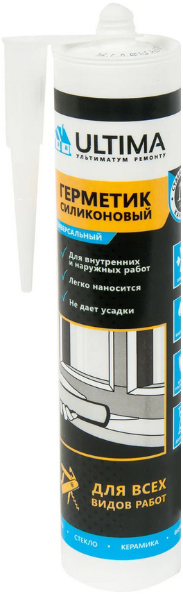 

ULTIMA герметик силиконовый санитарный бежевый (280мл)