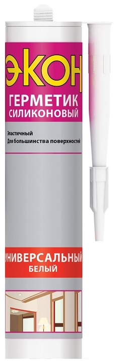 

ЭКОН герметик Универсальный силиконовый белый (280мл)