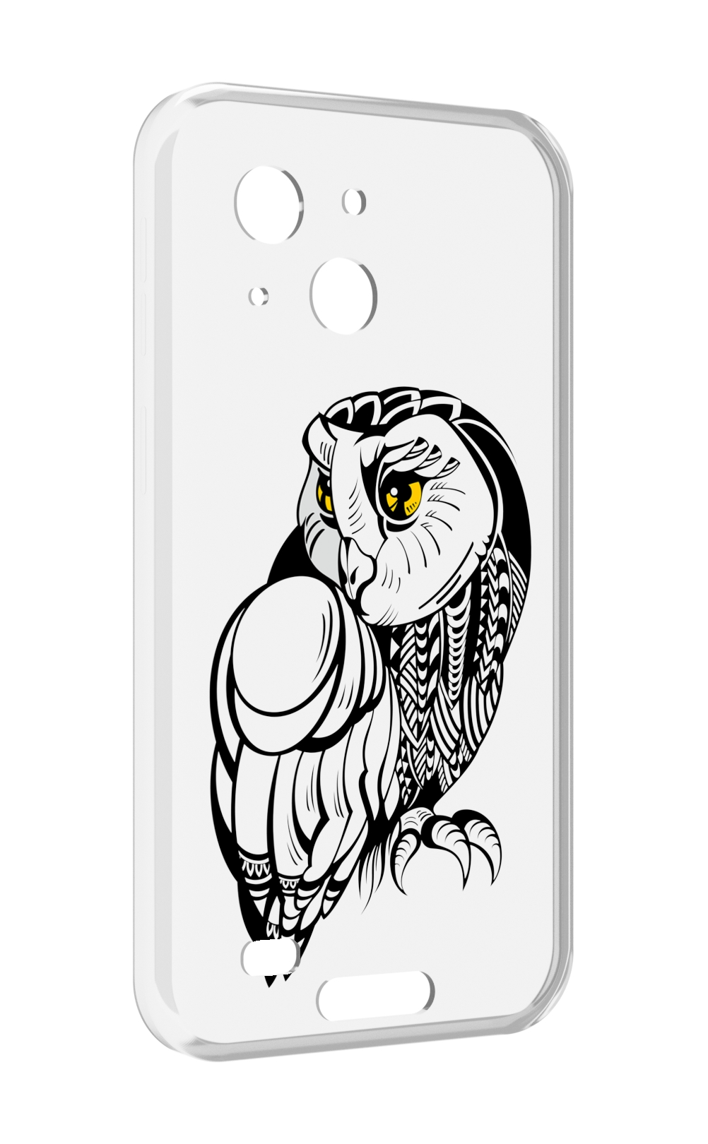 

Чехол MyPads сова-красотка для Oukitel WP20 / WP20 Pro, Прозрачный, Tocco