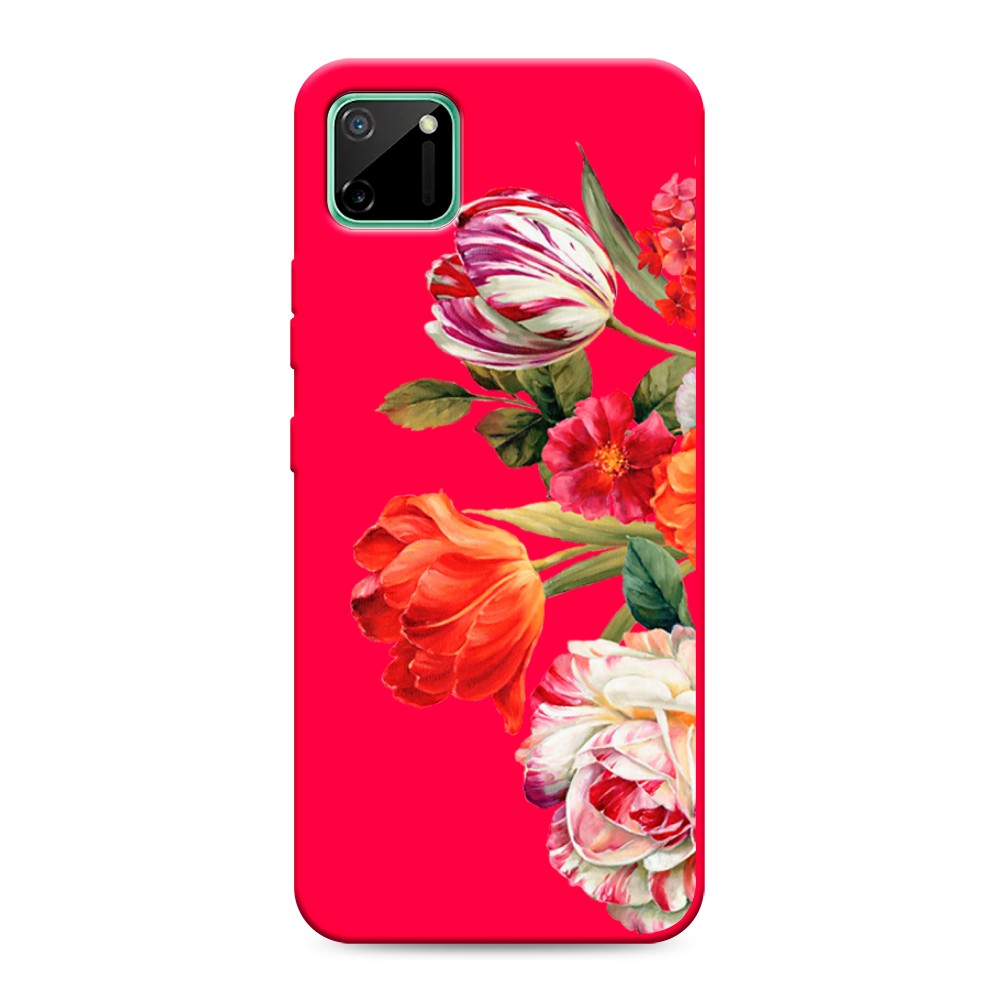 

Чехол Awog на Realme C11 2020 "Весенний букет", Разноцветный, 253853-1