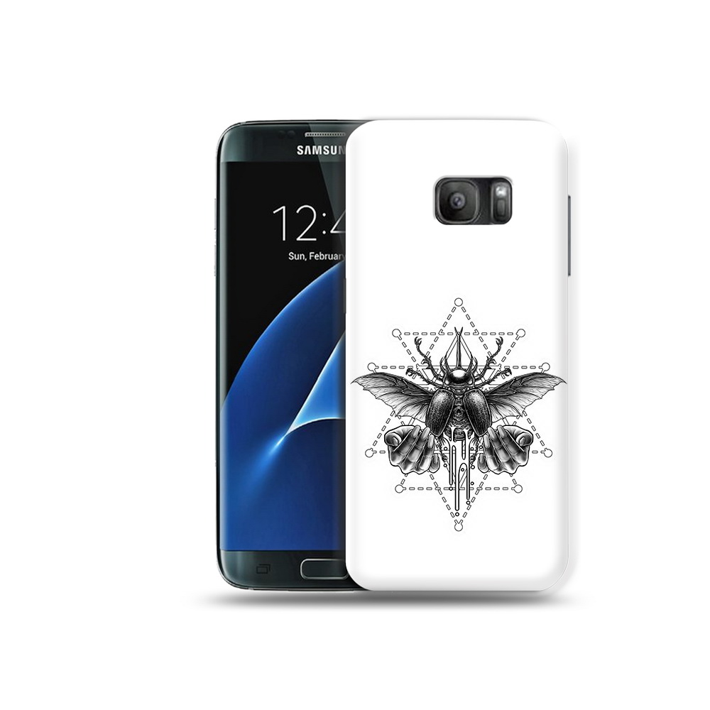

Чехол MyPads Tocco для Samsung Galaxy S7 скарабей, Прозрачный, Tocco