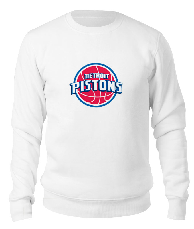 

Свитшот унисекс Printio Detroit pistons белый M, Detroit pistons