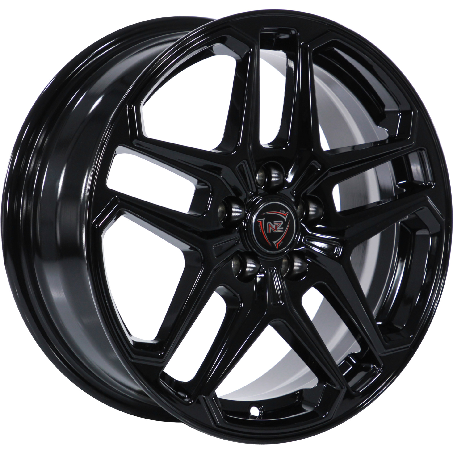 фото Колесный диск r16 5x114,3 6,5j et47 d66,1 nz wheels r-04 black