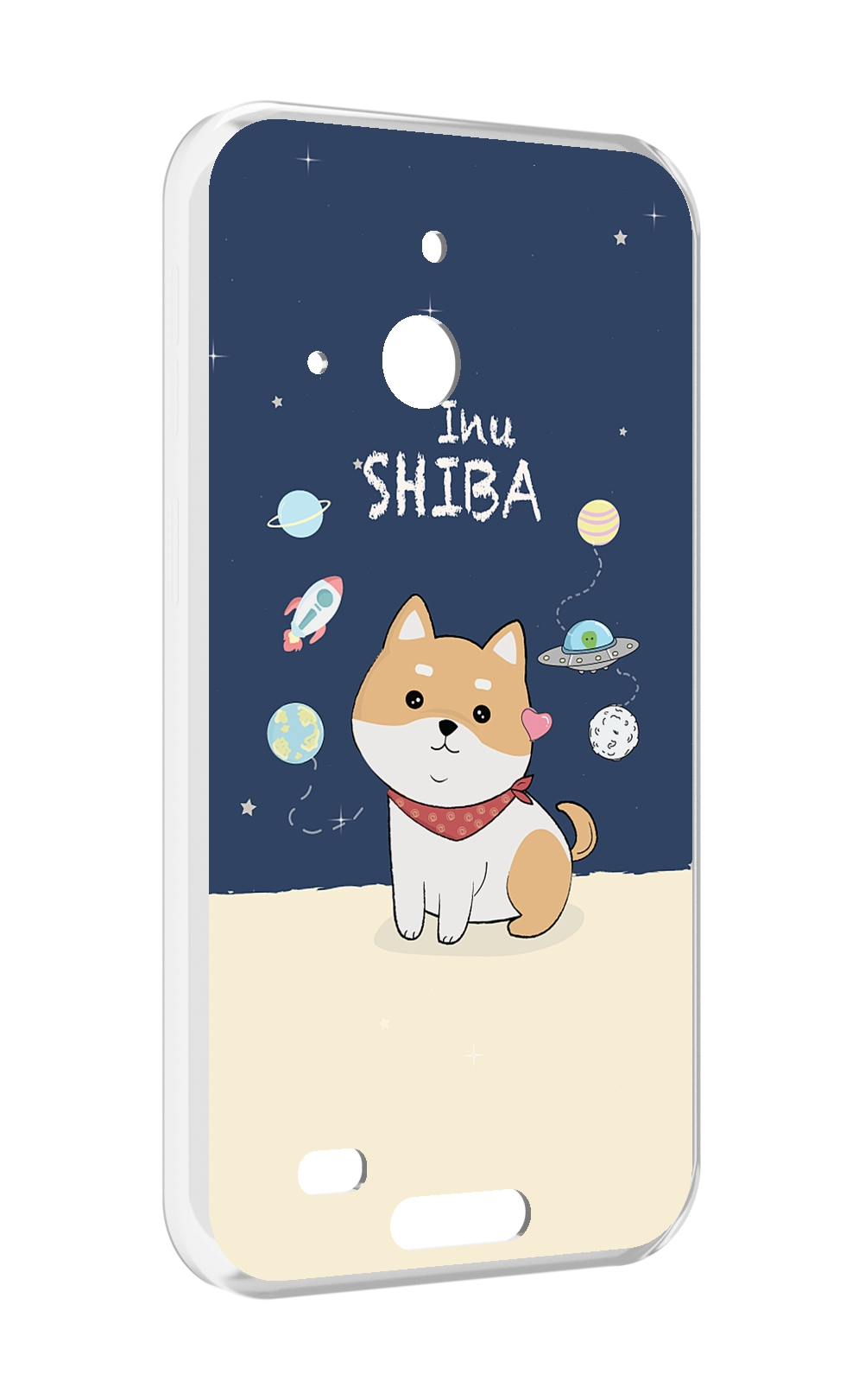 

Чехол MyPads сиба-шиба-ину для Oukitel WP20 / WP20 Pro, Прозрачный, Tocco