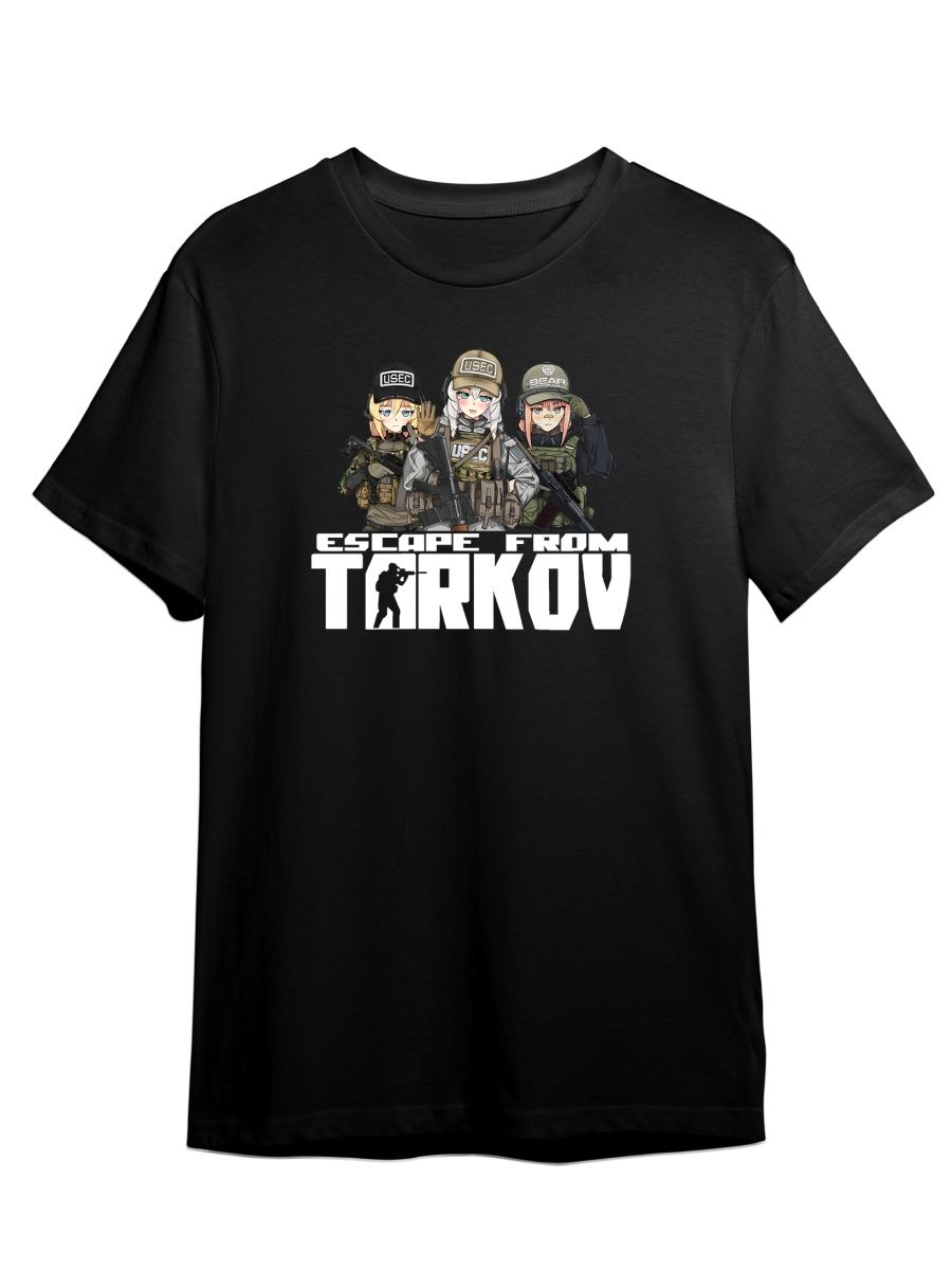 

Футболка унисекс СувенирShop Аниме тян/Тарков/Tarkov 6 черная XS, Черный, "Аниме тян/Тарков/Tarkov" 6