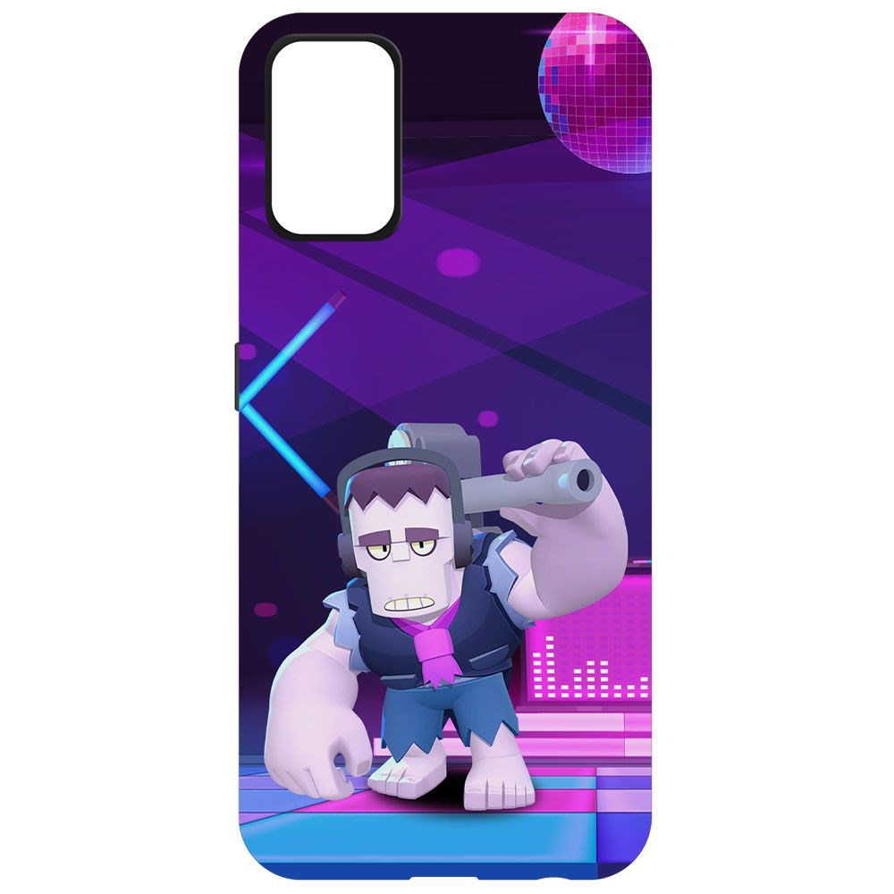 

Чехол-накладка Krutoff Софт Кейс Brawl Stars - Фрэнк для Realme 7 Pro черный