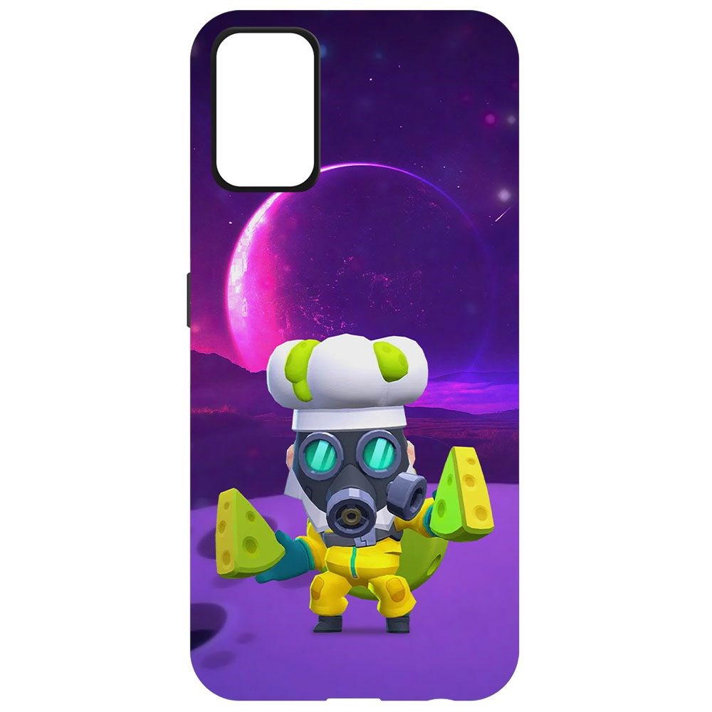 

Чехол-накладка Krutoff Софт Кейс Brawl Stars - Майк с плесенью для Realme 7 Pro черный